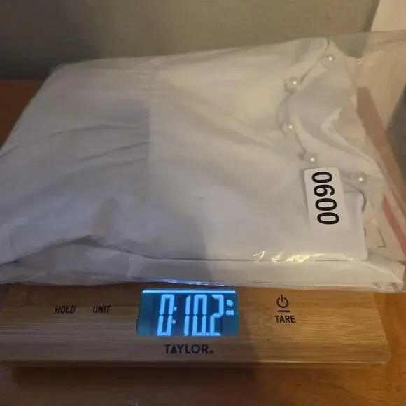 Soft Surroundings Shirt Womens 3X White Pearl Beaded Button Up Tunic Long Sleeve - Picture 11 of 11